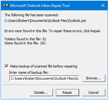Microsoft Outlook Inbox Repair Tool 3