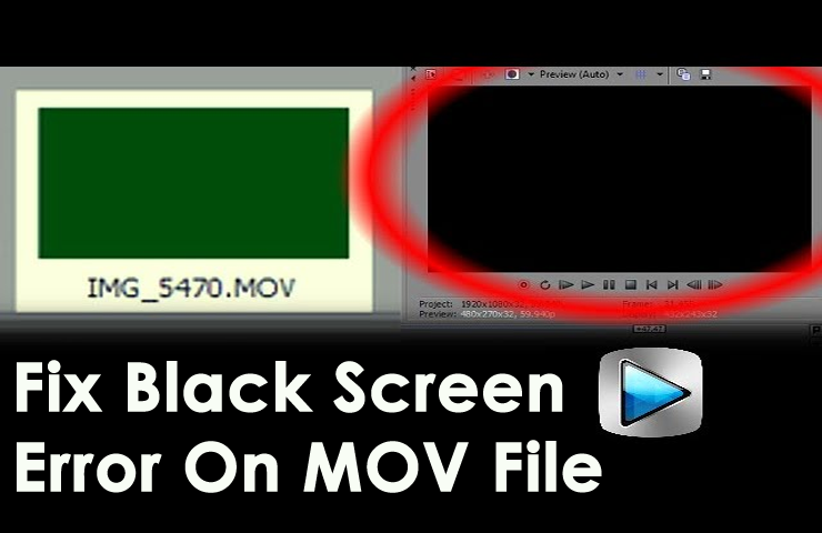 Fix Black Screen On MOV File