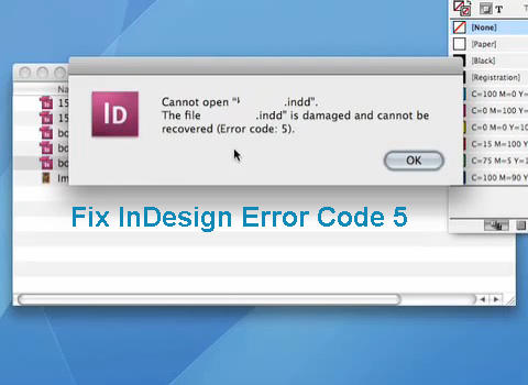 indesign failed to open pdf file