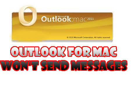 Outlook for Mac won't send messages  