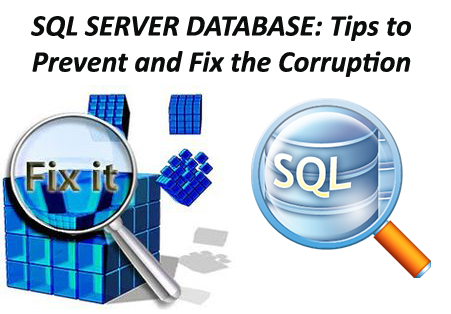 fix corrupted SQL server database